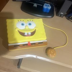 Vintage VTech SpongeBob SquarePants Learning Laptop - Works Great!