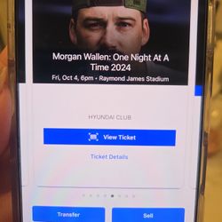 Morgan Wallen Ticket - Tampa