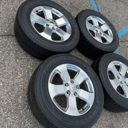 18” JEEP GRAND CHEROKEE COMMANDER WRANGLER RIMS WHEELS TIRES DODGE DURANGO WE FINANCE SET 