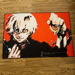 Tokyo Ghoul Manga Large Anime Bedroom Rug 42 x 30 Inch