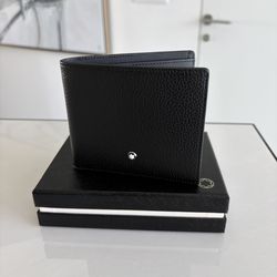 NEW Montblanc Grain Leather Bifold Wallet