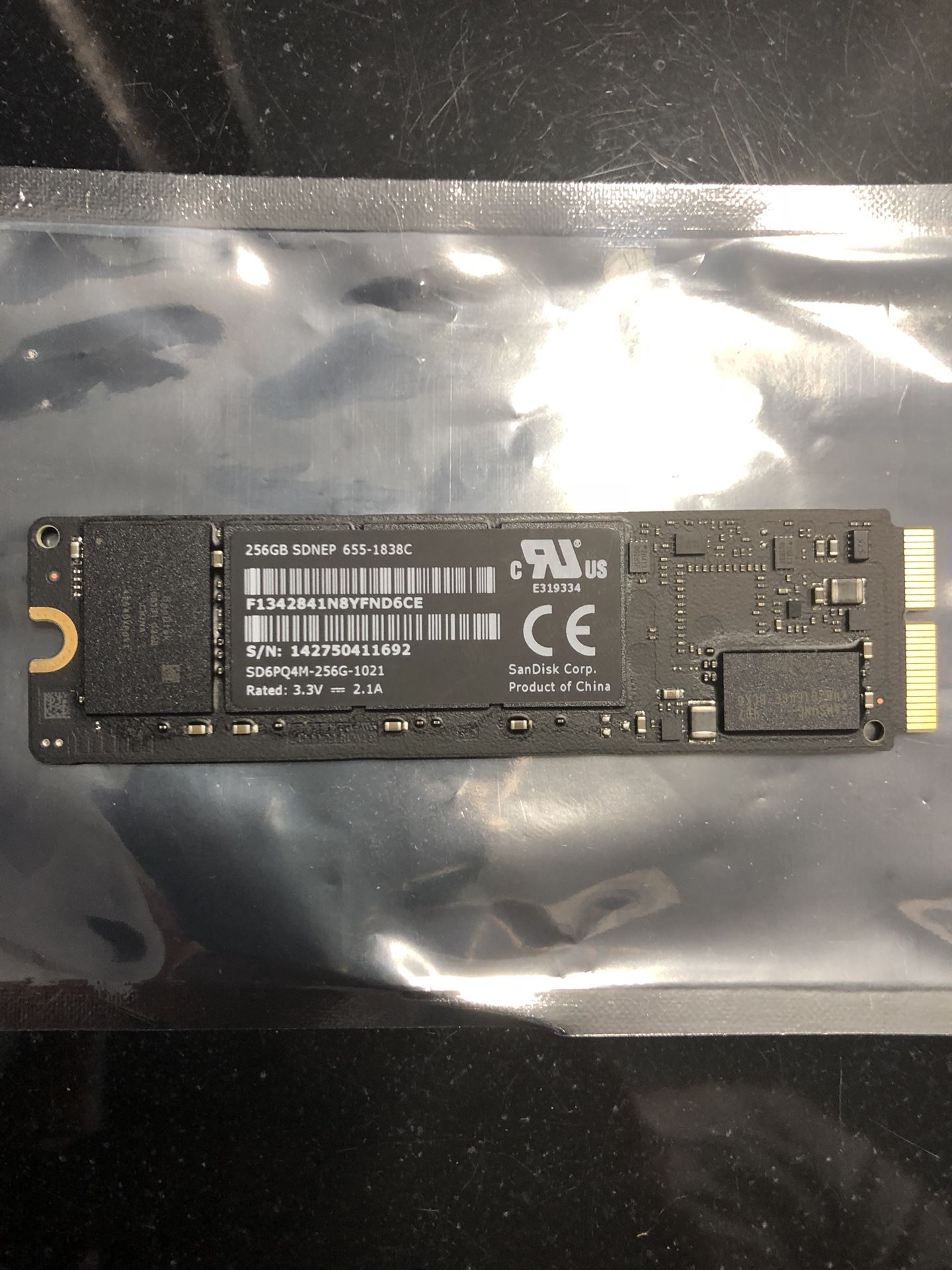 256GB SSD For Apple Macbook