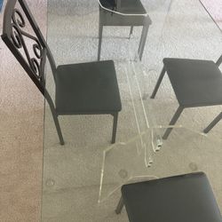 Glass Dining Table 