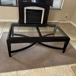 brown coffee table