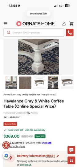 Coffee & corner tables