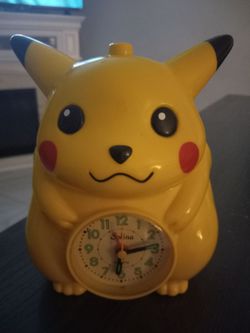 Pikachu Analog Alarm Clock by Solina
