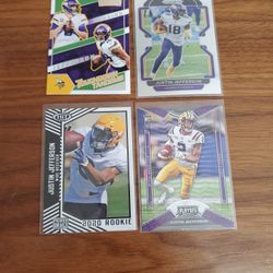 Justin Jefferson RC Rookie LOT Minnesota VIKINGS Wide Receiver STAR