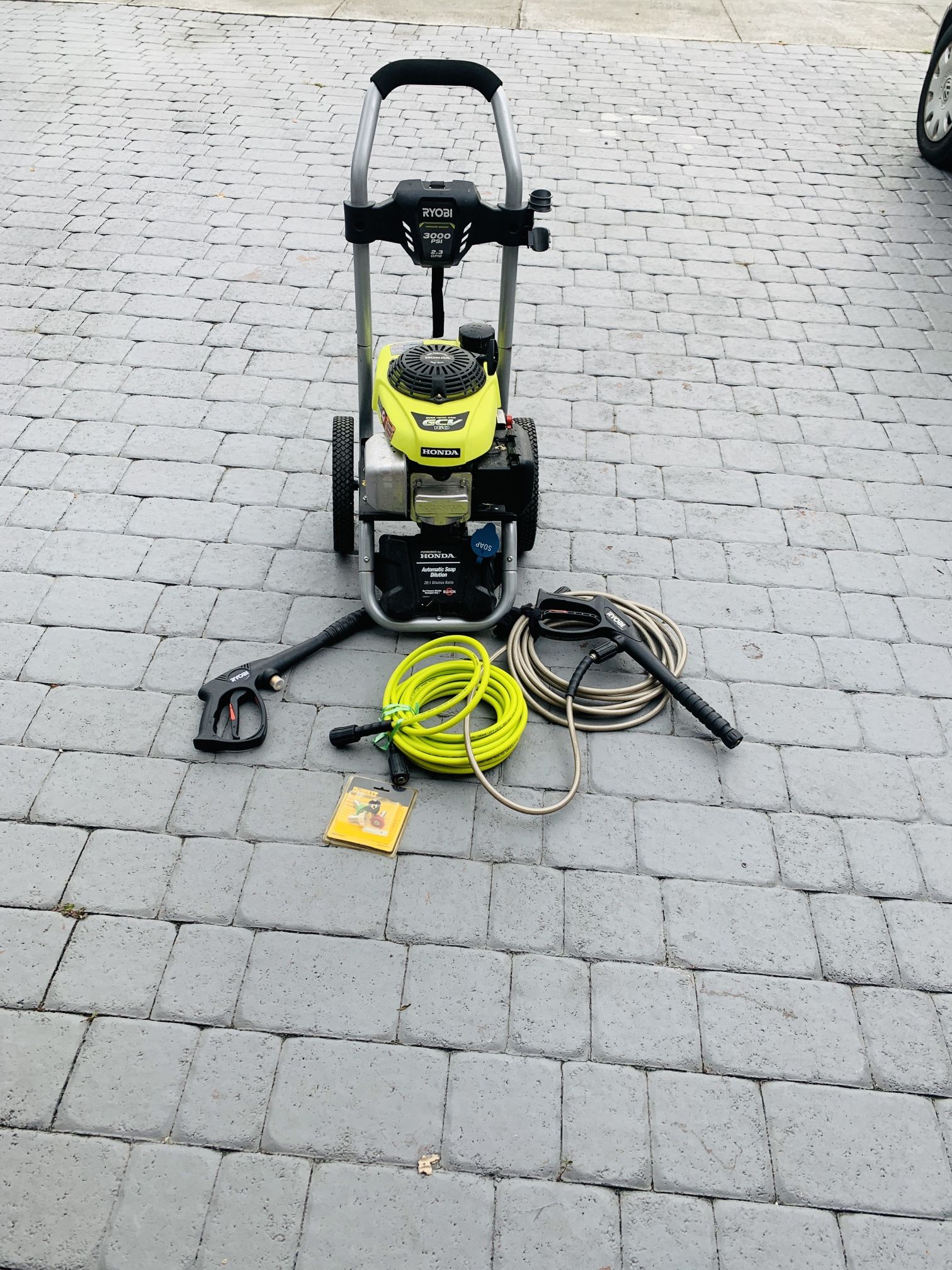 Honda Gas presume Washer 3000 Psi