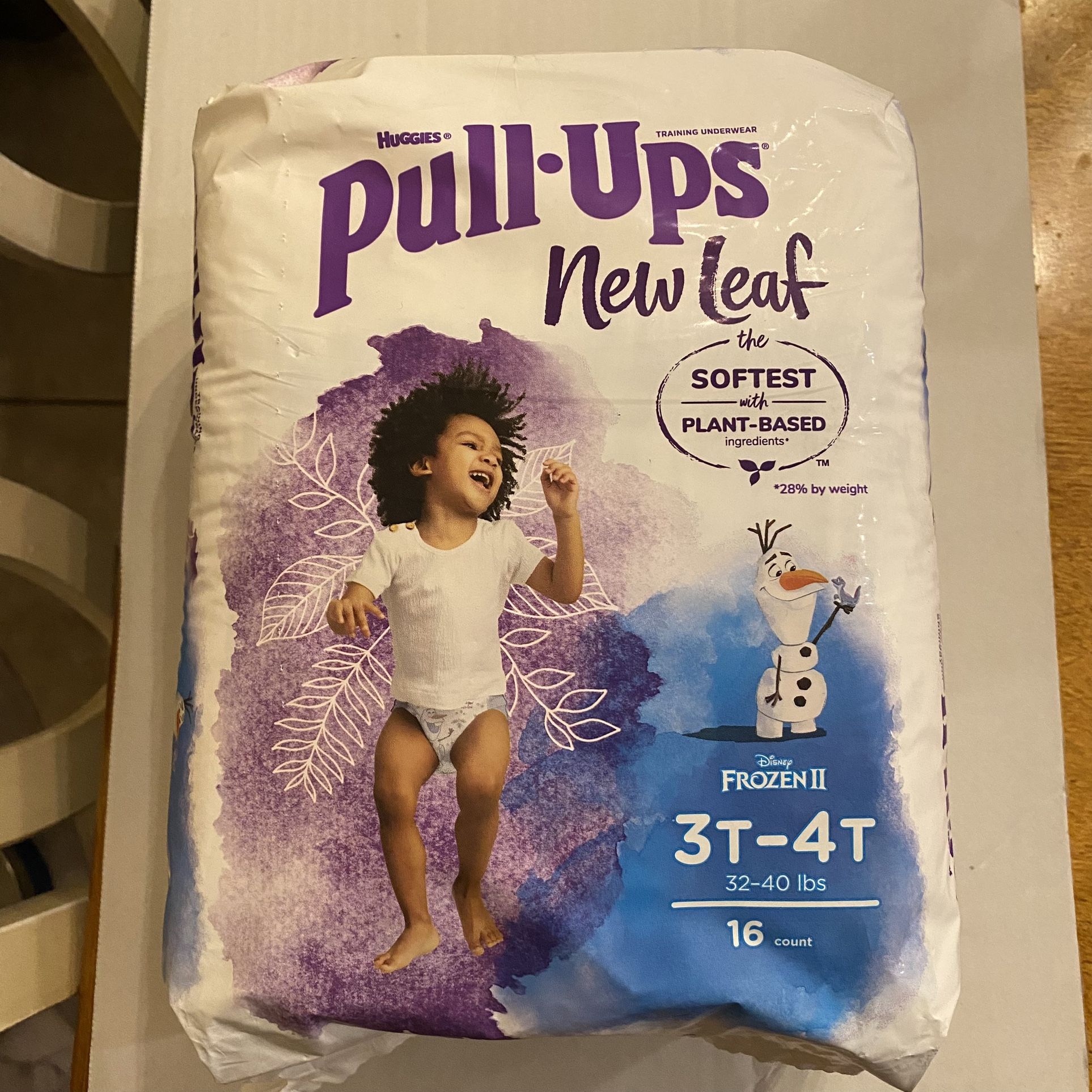 Huggies Pull-ups New Leaf 3T-4T Disney Frozen II 16 Count