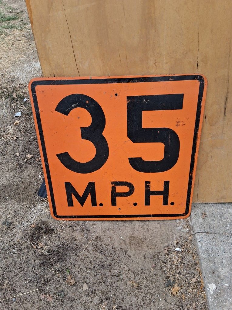 Speed Sign