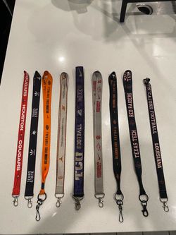 College football lanyards