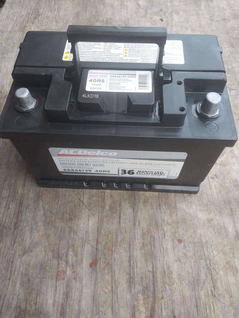 AC DELCO Barry 3Months Old - RS 62 AH - 105 - RC - 610 - CCA ( Condition Good )