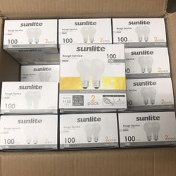 48 bulbs 100W incandescent E26 medium base socket!