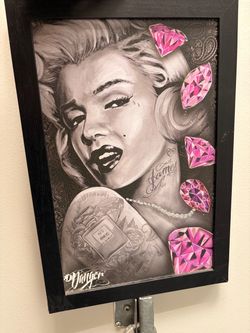 Framed Marilyn Monroe Pop Art Print