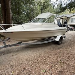 Outboard Converted Bayliner Capri | Yamaha 115 + Kicker | Fully Rigged Fishing Boat