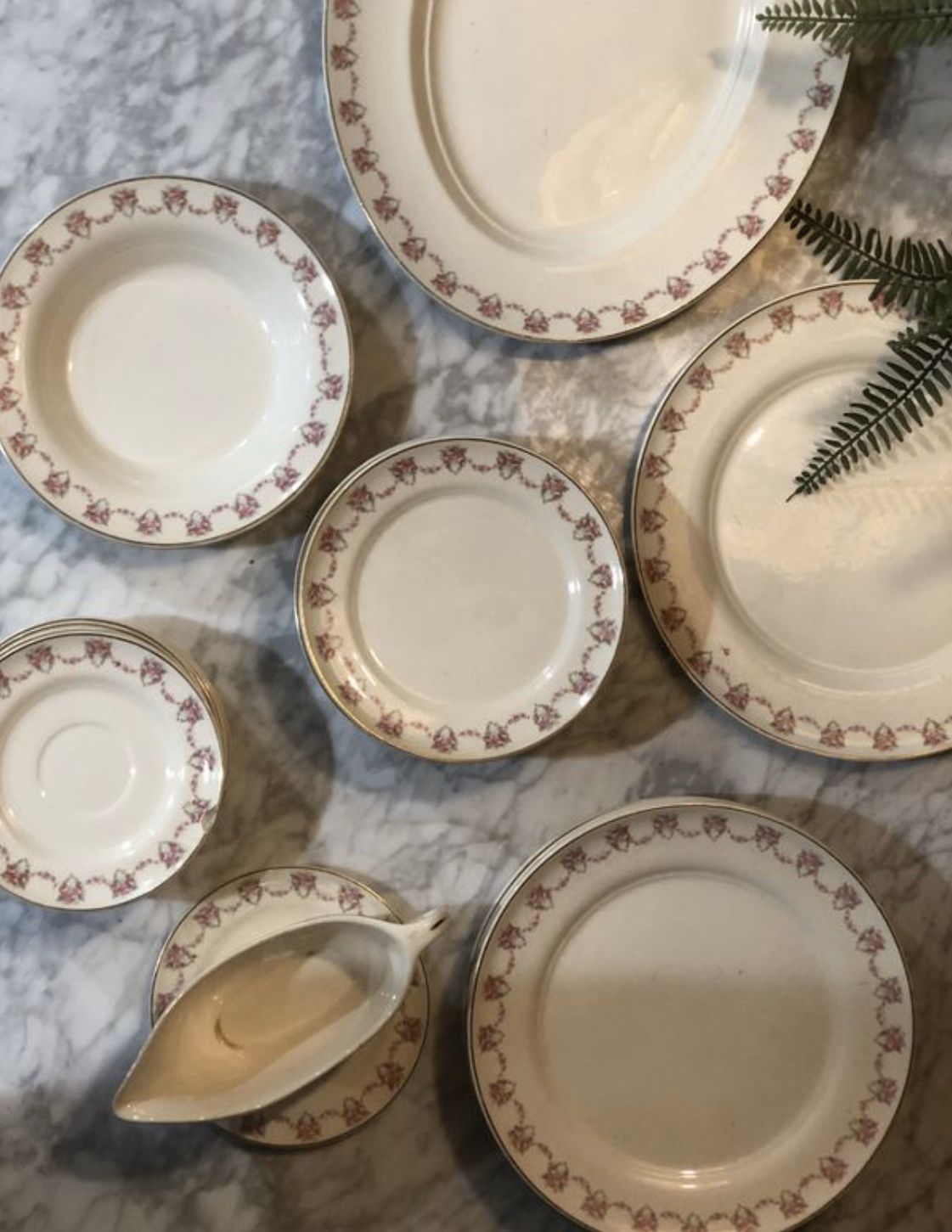 Vintage China Dinner Plates