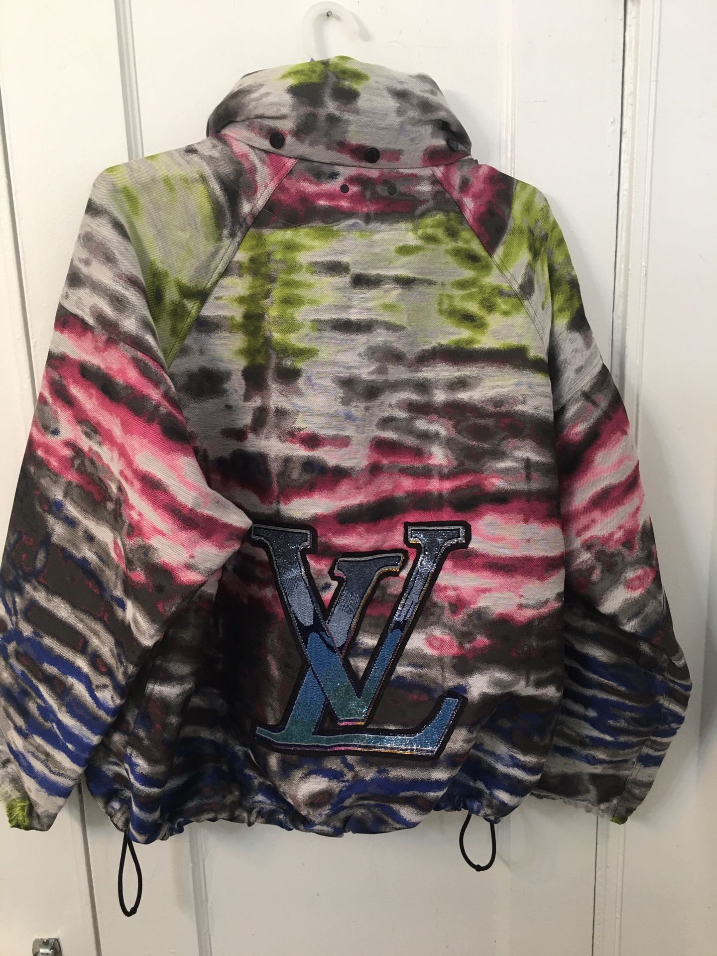 Louis Vuitton Multicolor Sweet Shirt Rainbow Graphic Windbreaker Size XLu