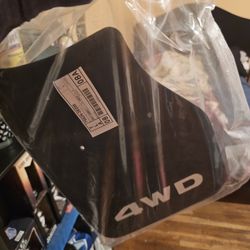 genuine Toyota 4WD rear mud flaps (splash guards).