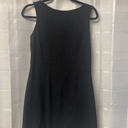 Plaid Black Dress L
