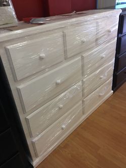 White dresser