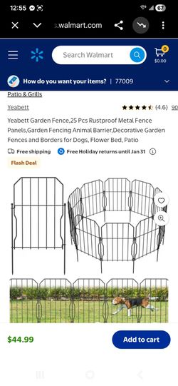 Garden Fence,25 Pcs Rustproof Metal Fence Panels,Garden Fencing Animal Barrier,Decorative Garder Fences and Borders for Dogs, Flower Bed, Patio
