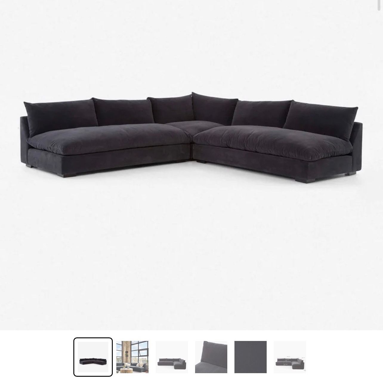 Lulu & Georgia Decima Sectional (Grey)