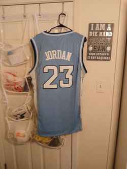 MEN'S XXL 2XL NORTH CAROLINA TAR HEELS MICHAEL JORDAN SEWN CUSTOM JERSEY NEW