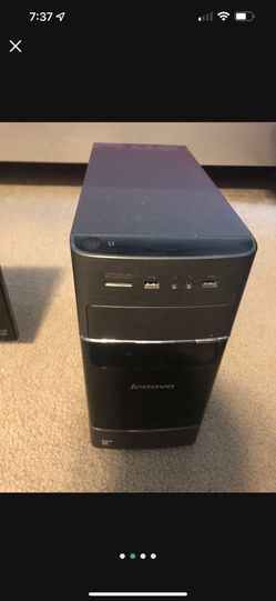 Lenovo Desktop Gaming Computer with Monitor