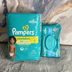 Pampers And Wipes 