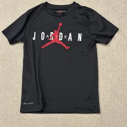 Youth Nike Air Jordan Dri-Fit Tee (Black)