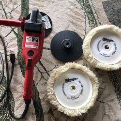Milwaukee 7/9" Dial Speed Control Polisher 5460 11amp w/additional parts. $200.00