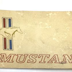 1966 FORD MUSTANG OWNERS MANUAL
