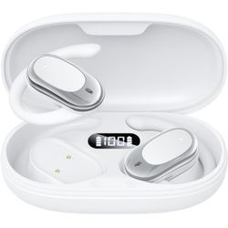 Adjustable Silicone Open Ear Headphones Wireless Bluetooth