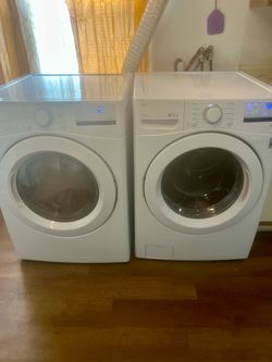 LG Front-Load Washer and Dryer Set