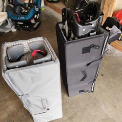 2 Pack And Plays (One Full Size  And One Mini)