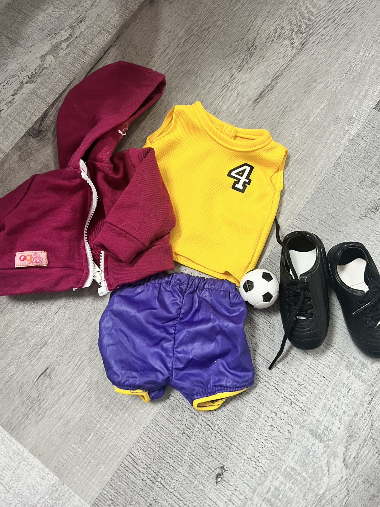 Doll Soccer Outfit 
