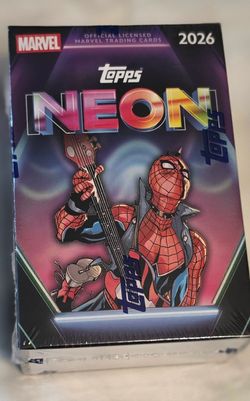 2026 Topps Neon Marvel Trading Cards Value Blaster Box NIB