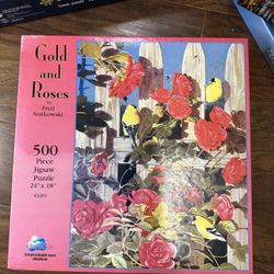 Gold & Roses Puzzle