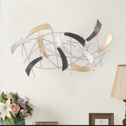 Unique Abstract Metal Wall Decor