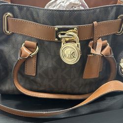 Michael Kors Brown Leather Purse