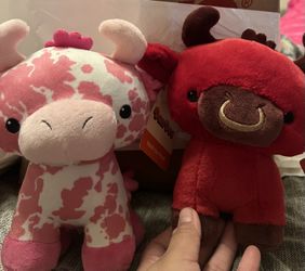 Cow plushies