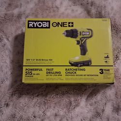 Ryobi drill brand new charger and battery included