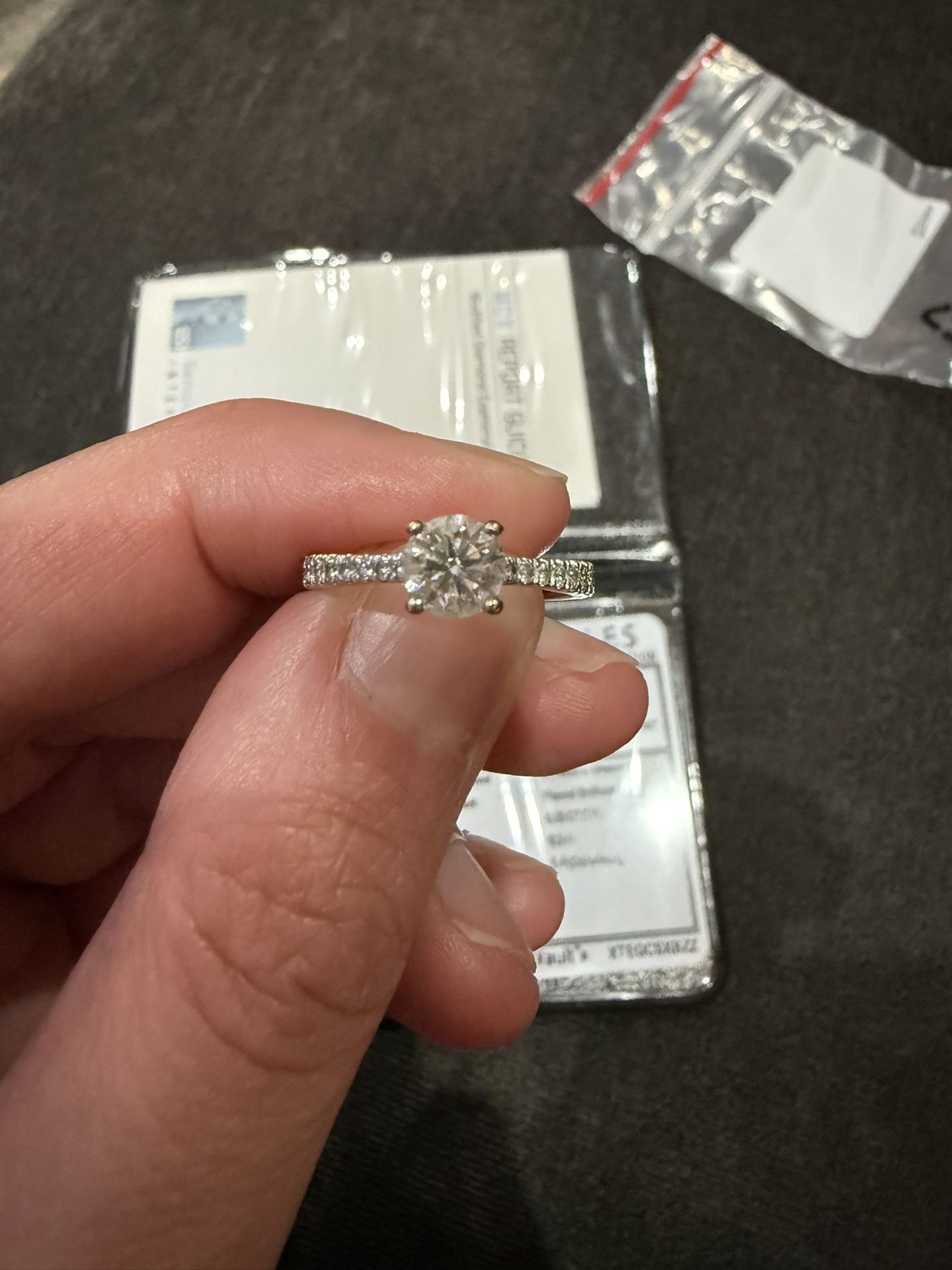 14k White And Rose Gold Engagement Ring - Price Is Not Firm!