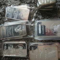 Silver .999 Fine 10 Oz Bars