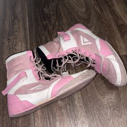 Pink Adams Boxing Shoes