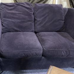 Purple Loveseat, Purple Overly Large Chair 