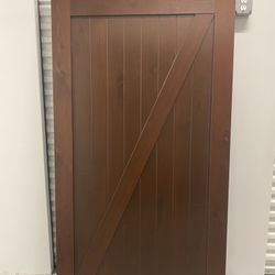 Oak barn Door 42”x 80”