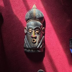 Carved african mask