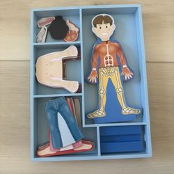 Melissa & Doug Magnetic Body Anatomy Play Set 