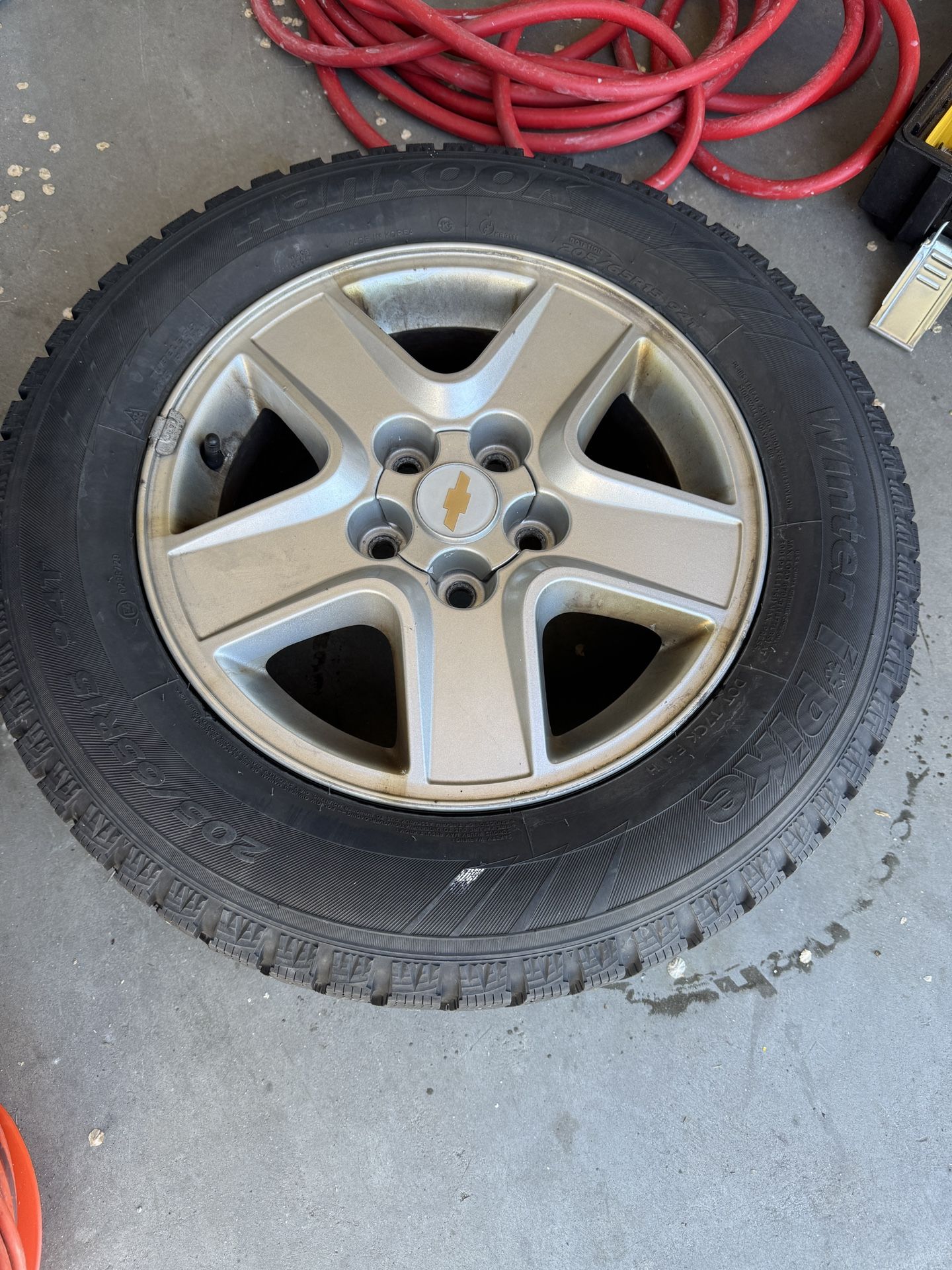 Chevy Wheels with Hankook Winter Tires